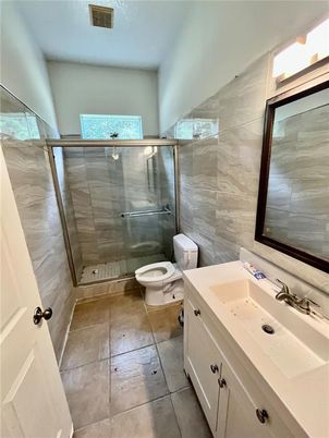 Bathroom, Glass Shower, Interior