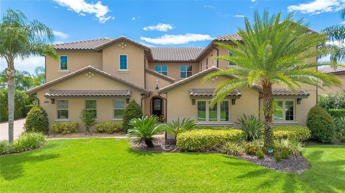 Backyard, Exterior, Facade, Mediterranean