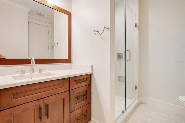 Bathroom, Glass Shower, Interior