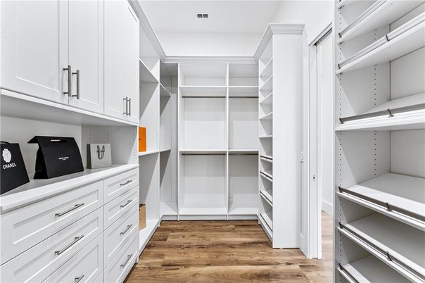 Interior, Walk-in Closets, Wood Texture Flooring