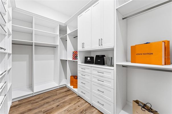 Interior, Walk-in Closets, Wood Texture Flooring