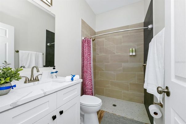 Bathroom, Glass Shower, Interior