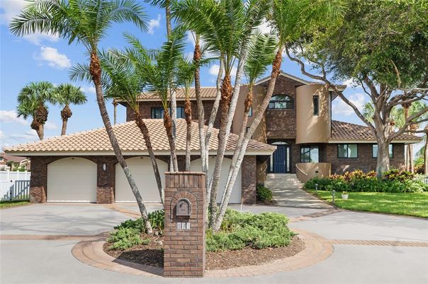 Attached, Exterior, Facade, Brick Facade, Mediterranean