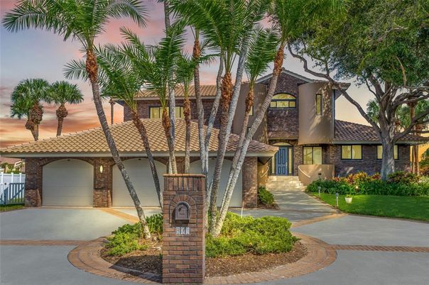 Attached, Exterior, Facade, Brick Facade, Mediterranean