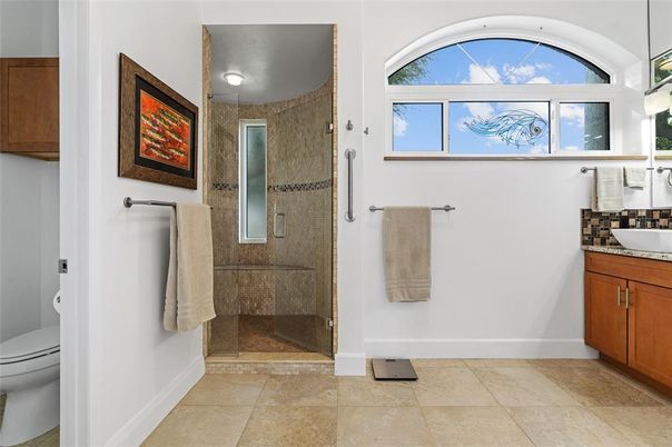 Bathroom, Glass Shower, Interior