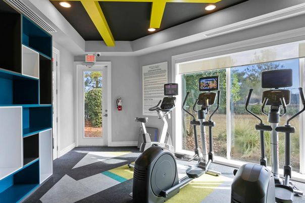 Fitness Equipment, Interior, Recessed Lighting