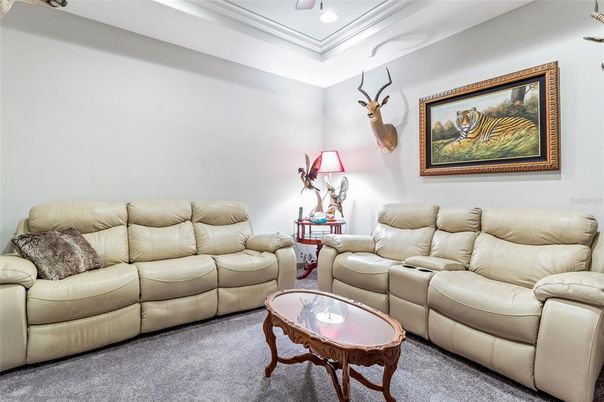 Interior, Living room, Recessed Lighting