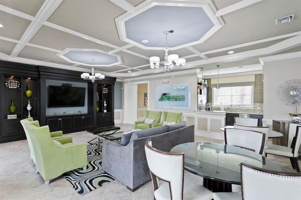 Chandelier, Dining room, Interior, Living room, Recessed Lighting