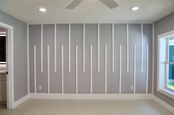 Empty room, Interior, Marble, Recessed Lighting