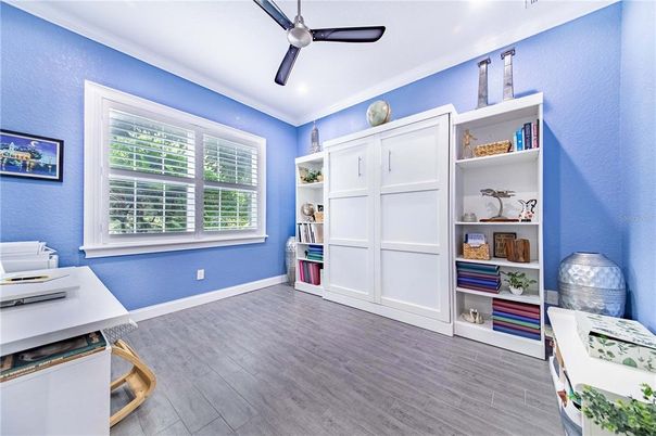 Home Office, Interior, Wood Texture Flooring