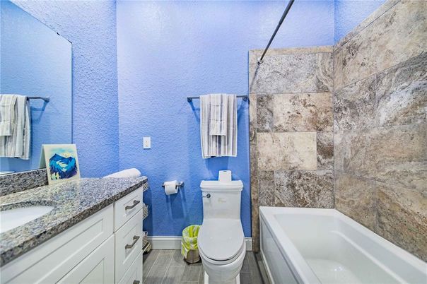 Bathroom, Interior, Wood Texture Flooring
