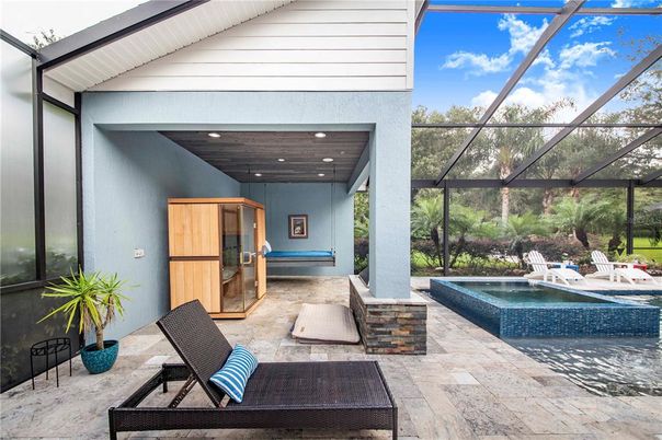 Glass Ceilings, Interior, Pool, Recessed Lighting, Sun Room