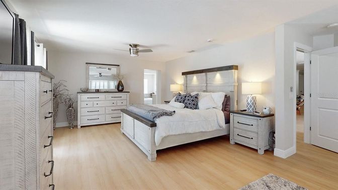 Bedroom, Interior, Wood Texture Flooring