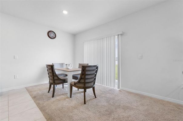 Dining room, Interior, Recessed Lighting