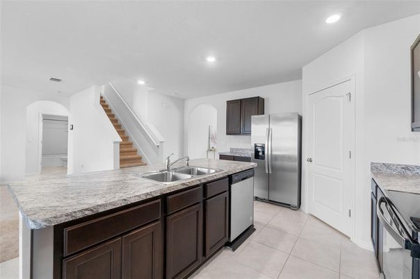 Interior, Kitchen, Recessed Lighting, Stainless Steel Appliances