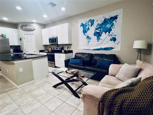 Interior, Kitchen, Living room, Recessed Lighting
