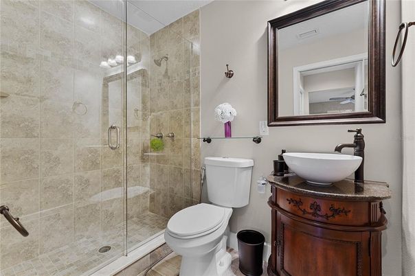 Bathroom, Glass Shower, Interior