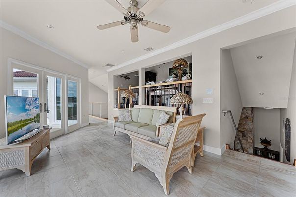 Interior, Living room, Recessed Lighting