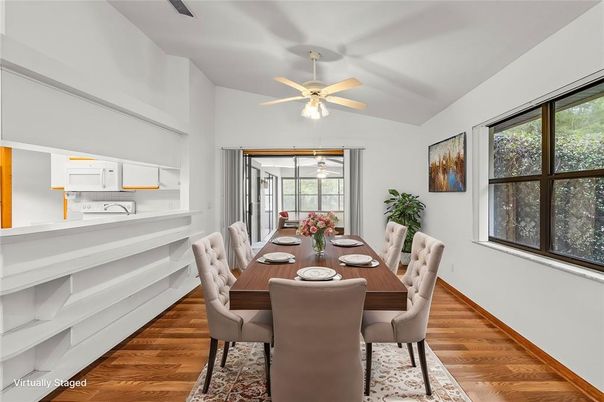 Dining room, Interior, Wood Texture Flooring