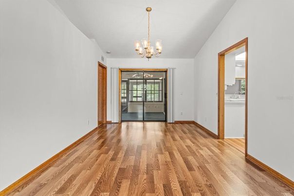 Chandelier, Empty room, Interior, Wood Texture Flooring