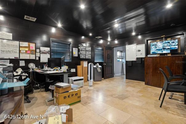 Home Office, Interior, Recessed Lighting
