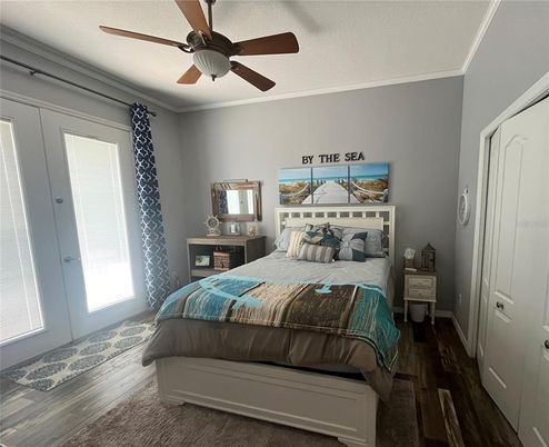 Bedroom, Interior, Wood Texture Flooring