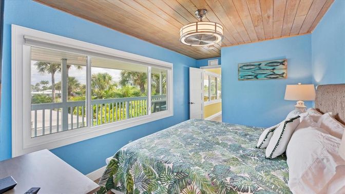 Bedroom, Interior, Wooden Ceilings