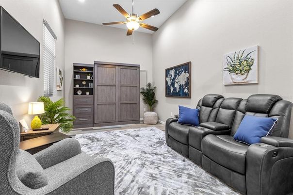 Home Theatre Room, Interior, Living room, Recessed Lighting