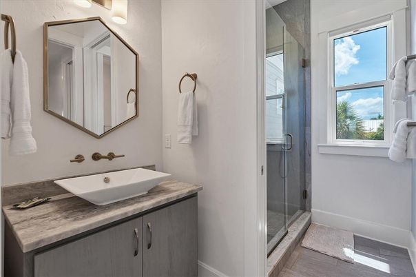 Bathroom, Glass Shower, Interior