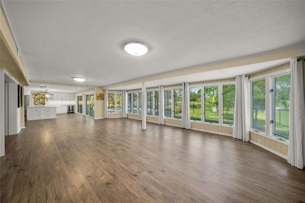 Empty room, Interior, Kitchen, Wood Texture Flooring