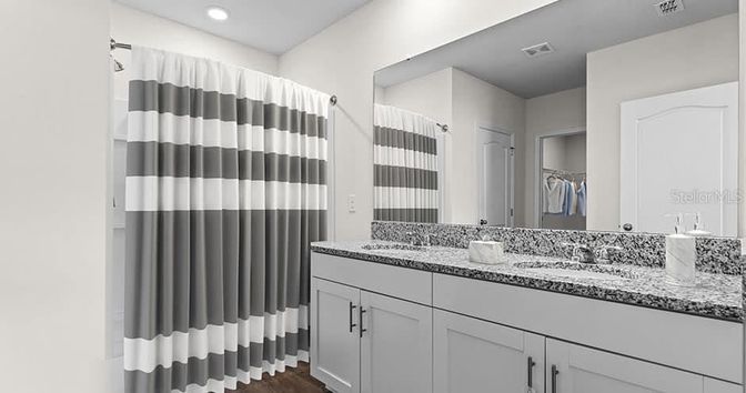 Bathroom, Interior, Recessed Lighting