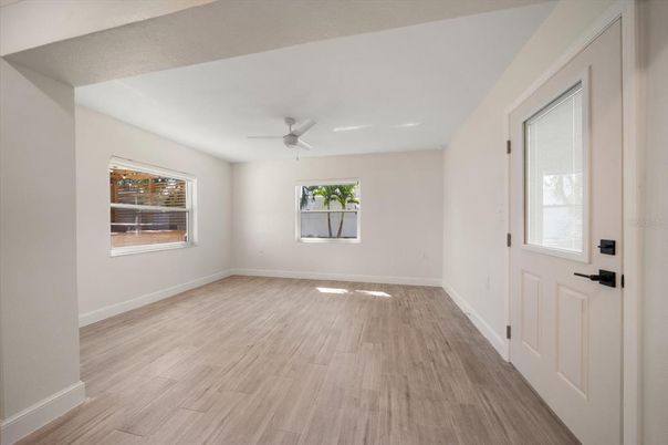 Empty room, Interior, Wood Texture Flooring