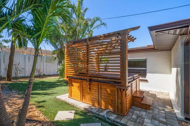 Backyard, Exterior, Hot Tub