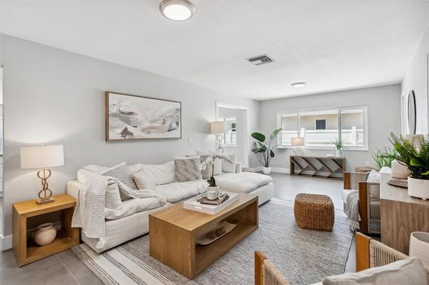 Interior, Living room, Recessed Lighting