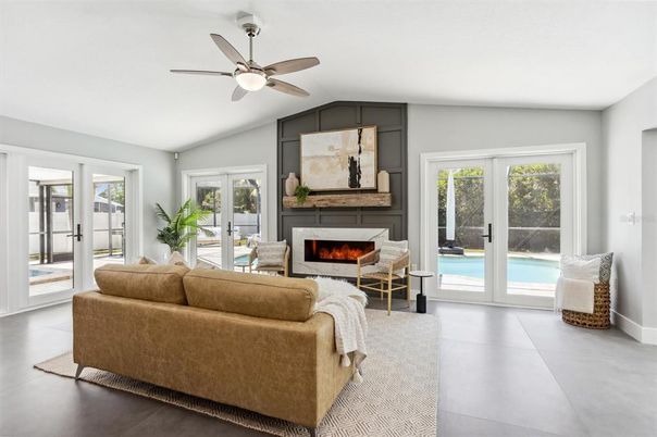 Fireplace, Interior, Living room