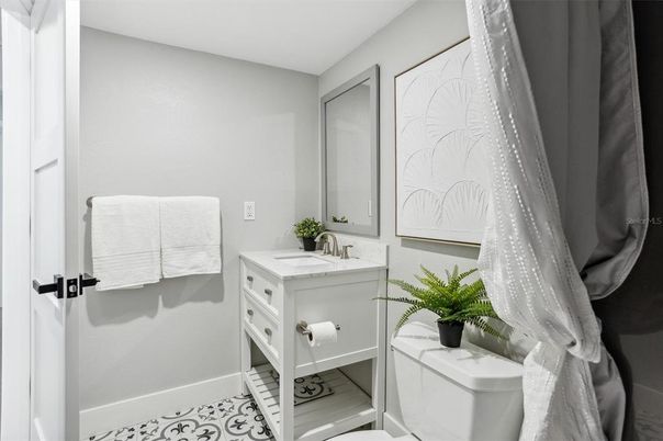 Bathroom, Interior, Wood Texture Flooring