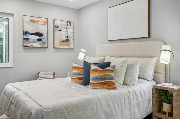 Bedroom, Interior, Recessed Lighting