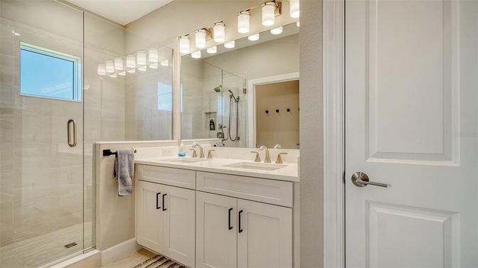 Bathroom, Glass Shower, Interior