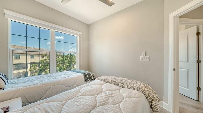 Bedroom, Interior, Wood Texture Flooring