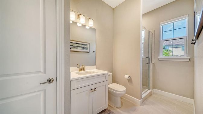 Bathroom, Glass Shower, Interior