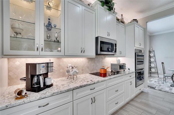 Interior, Kitchen, Wood Texture Flooring