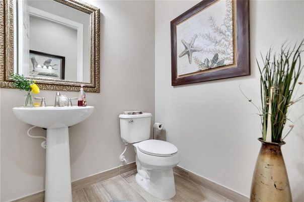 Bathroom, Interior, Wood Texture Flooring