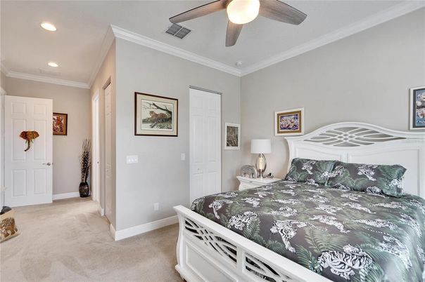 Bedroom, Interior, Recessed Lighting