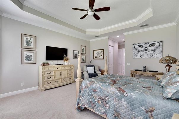 Bedroom, Interior, Recessed Lighting
