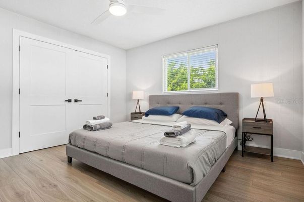 Bedroom, Interior, Wood Texture Flooring