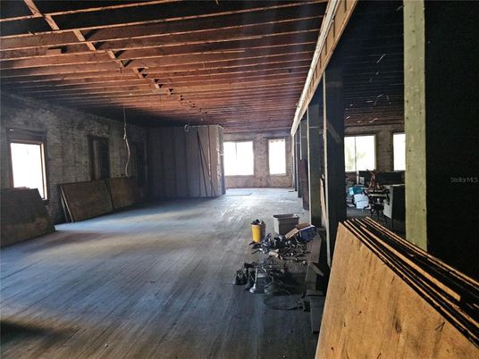 Interior, Stone Walls, Wooden Beams, Wood Texture Flooring