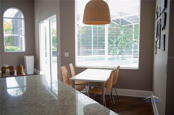 Dining room, Interior, Wood Texture Flooring