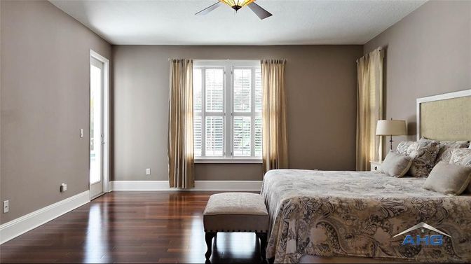 Bedroom, Interior, Wood Texture Flooring