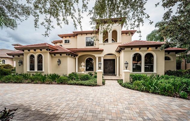 Backyard, Exterior, Facade, Mediterranean