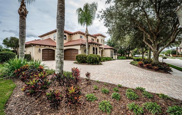 Attached, Backyard, Exterior, Facade, Mediterranean